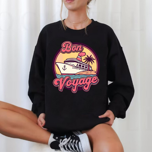 Bon Voyage Retro Cruise Sweatshirt