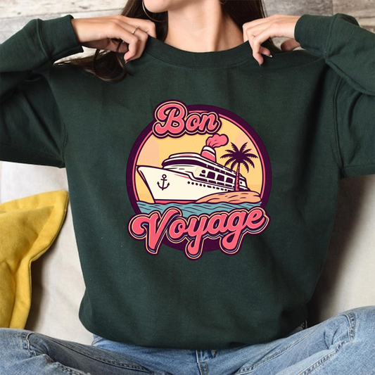 Bon Voyage Retro Cruise Sweatshirt