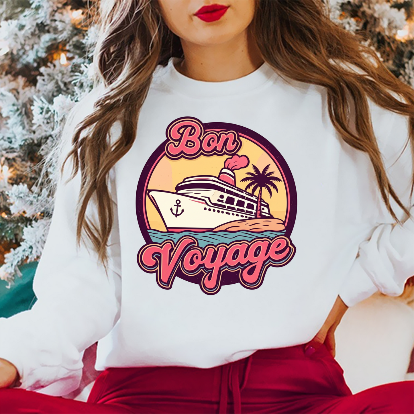 Bon Voyage Retro Cruise Sweatshirt